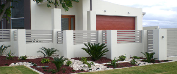 Residential Aluminum Wall Panel Horizontal Fence Gate
