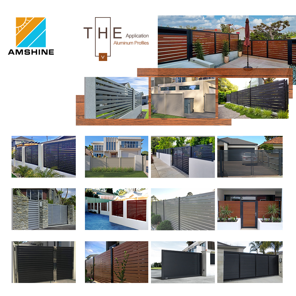 Aluminum Fence Panels and Gate Application