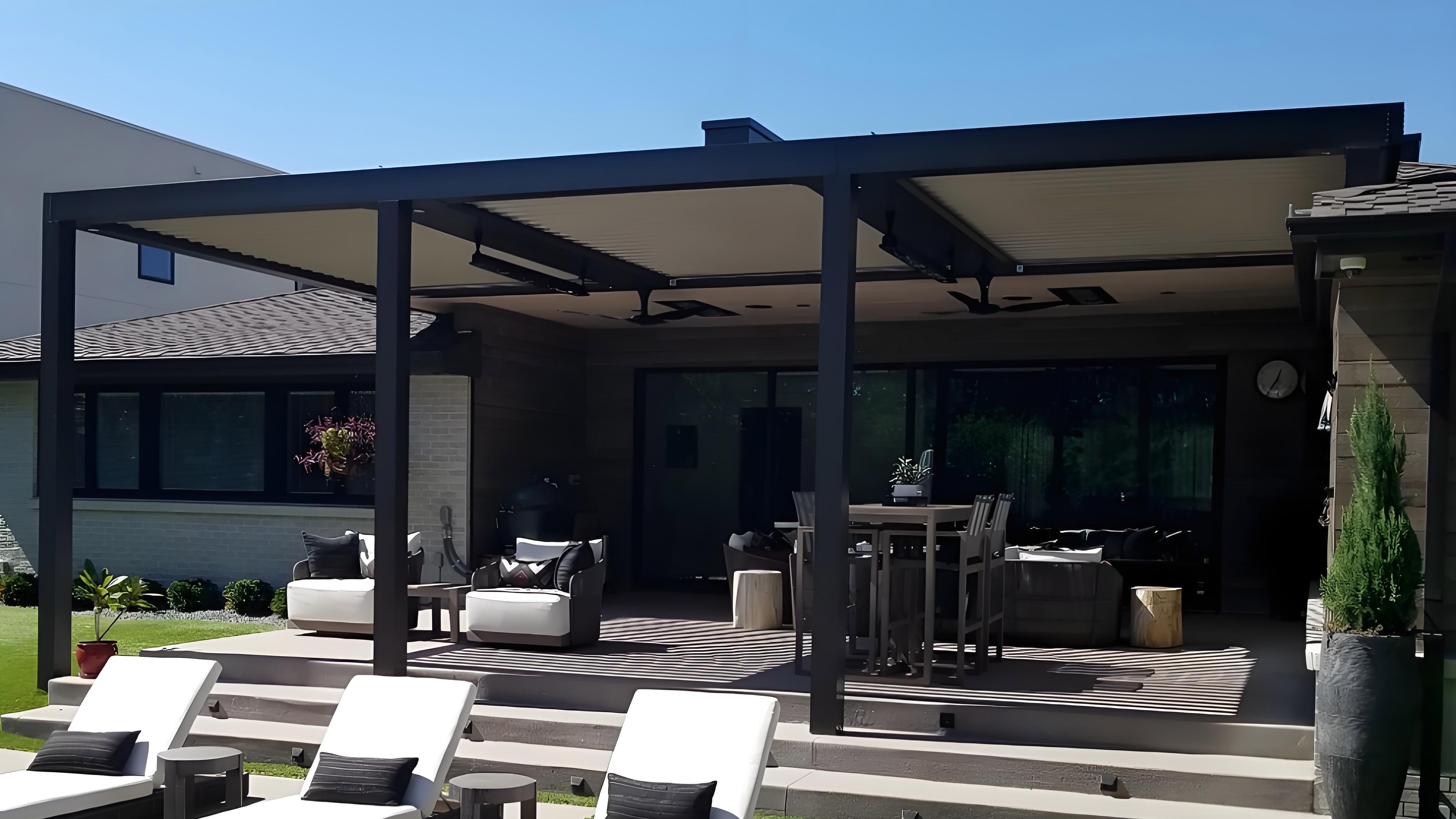 front porch pergola