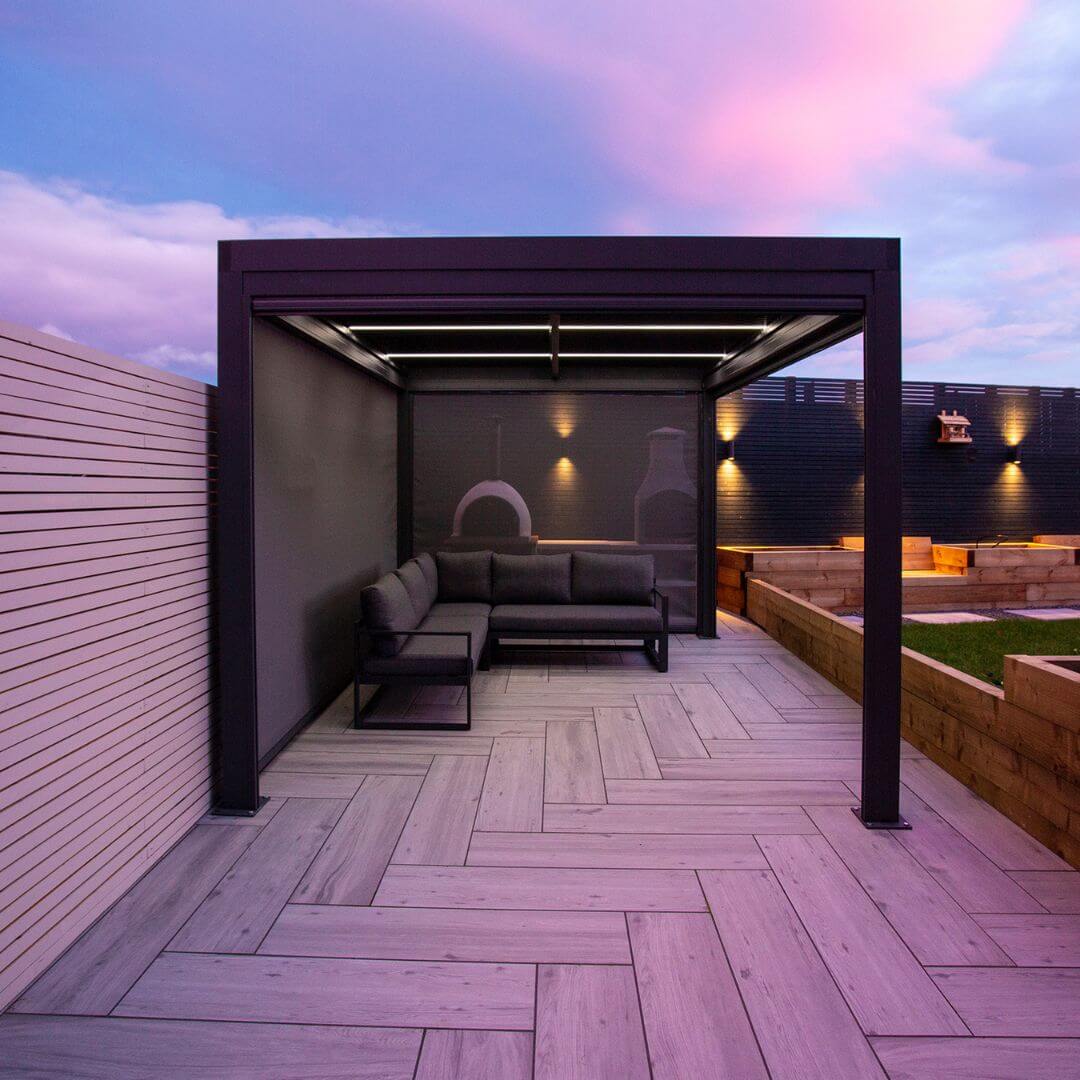Screened In Pergola On Deck