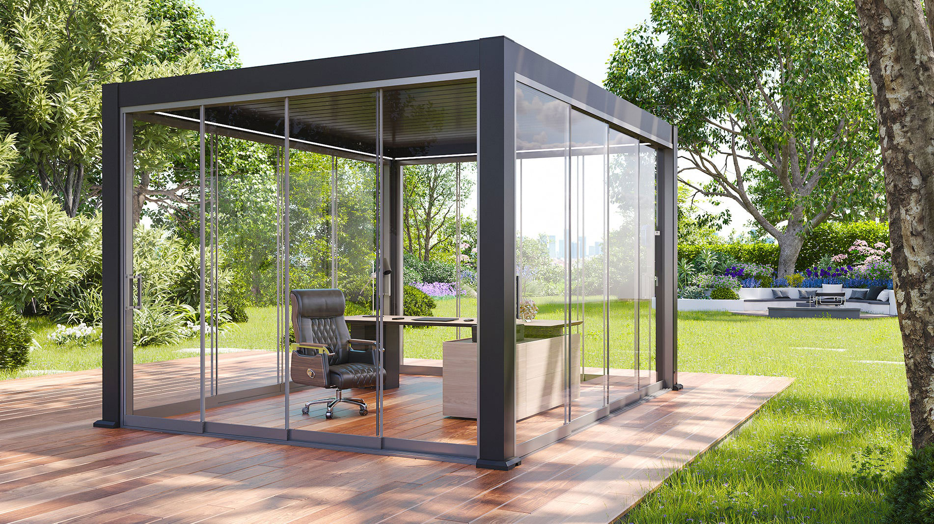 AMS Outdoor Pergola Sunnroom