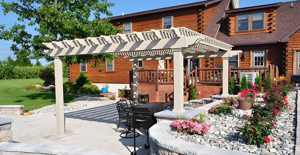 Vinyl-Pergola
