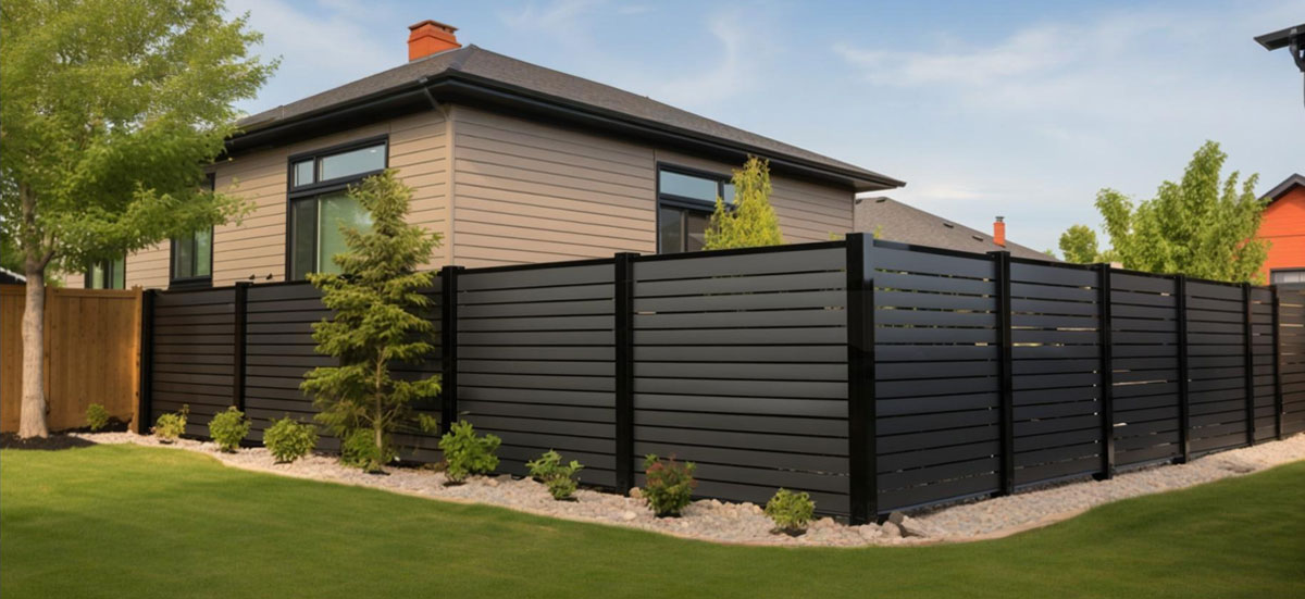 Horizontal-Louver-Fence for Luxury Villa