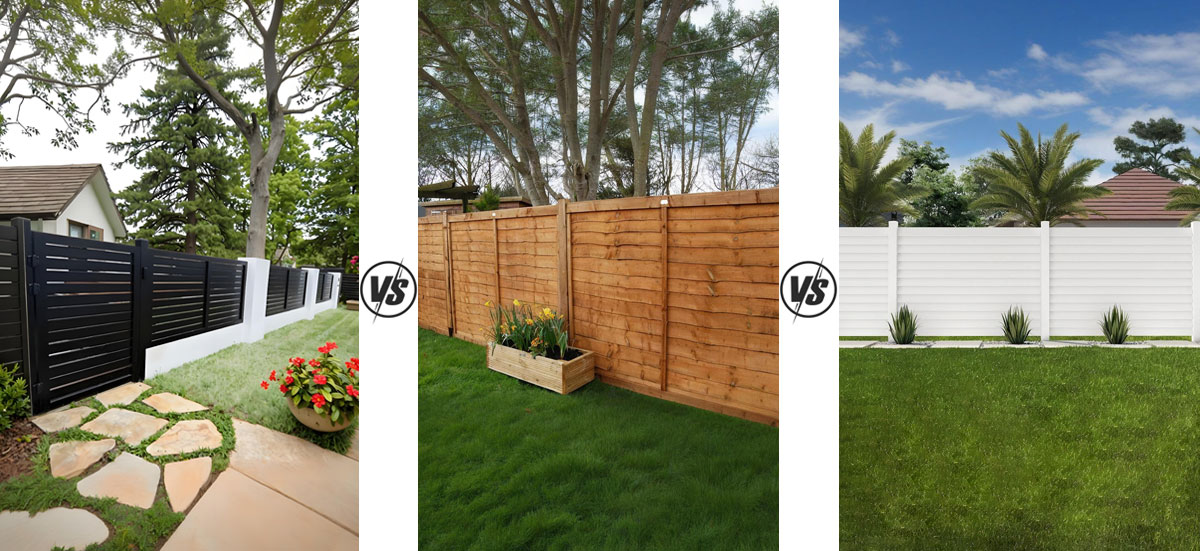 Aluminum-Fence-VS-Wood-Fence-VS-PVC-Fence