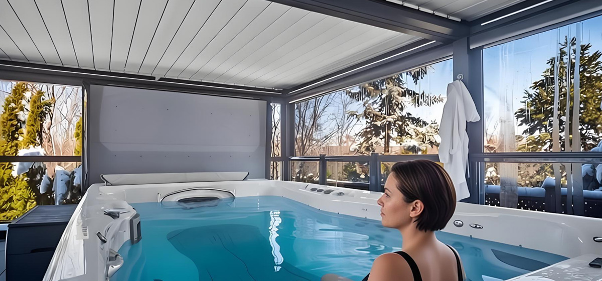 Louvered-pergola-over-a-hot-tub-in-winter-36'x-16'