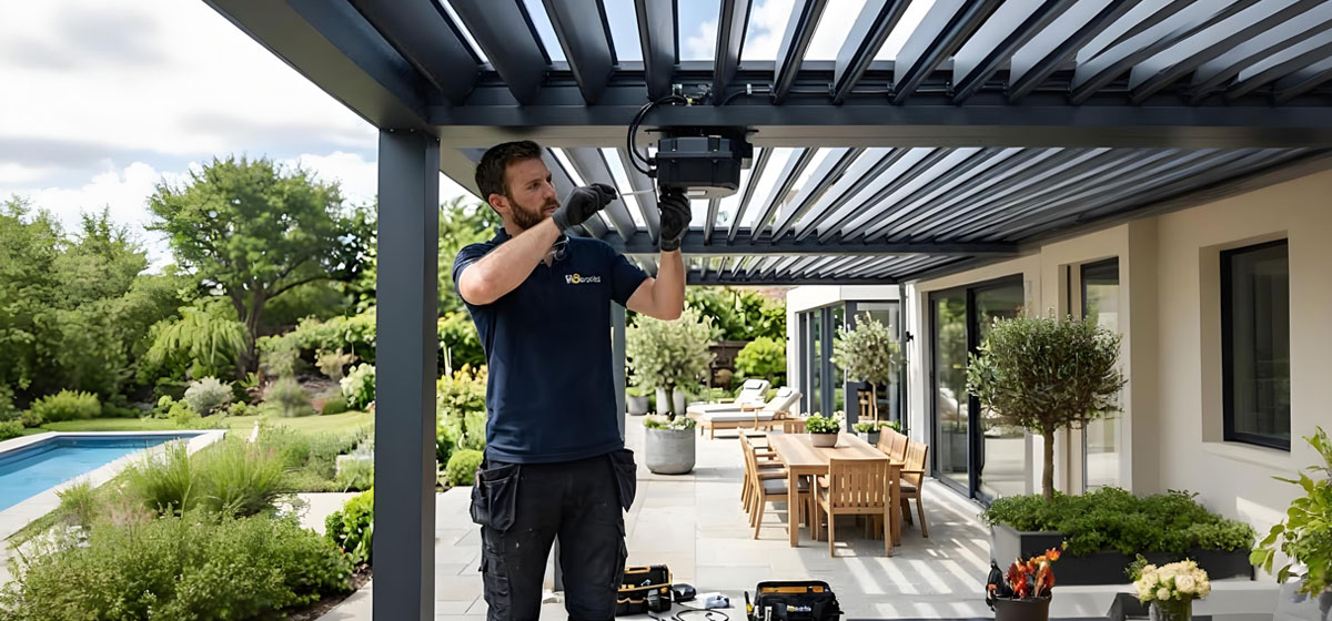 Aluminum-Pergola-Installation Aluminum-Pergola-Installation