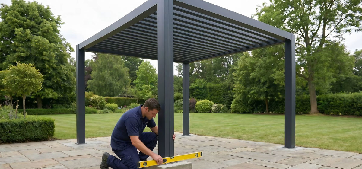 Pergola foundation inspection Pergola foundation inspection