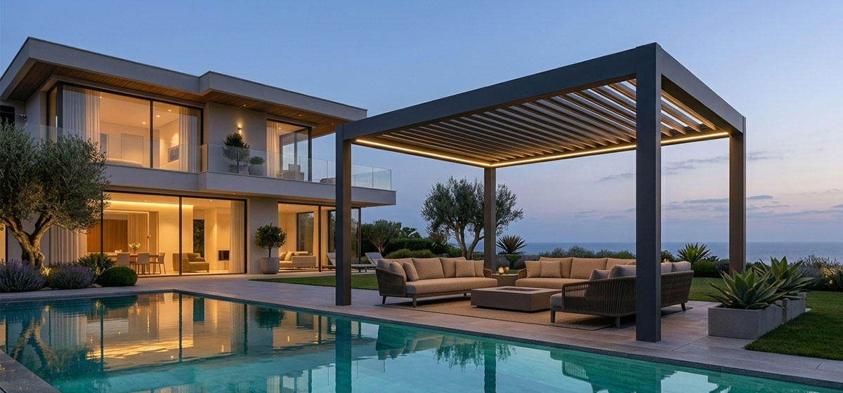 Modern-aluminum-pergola-creating-a-comfortable-outdoor-living-space Modern-aluminum-pergola-creating-a-comfortable-outdoor-living-space